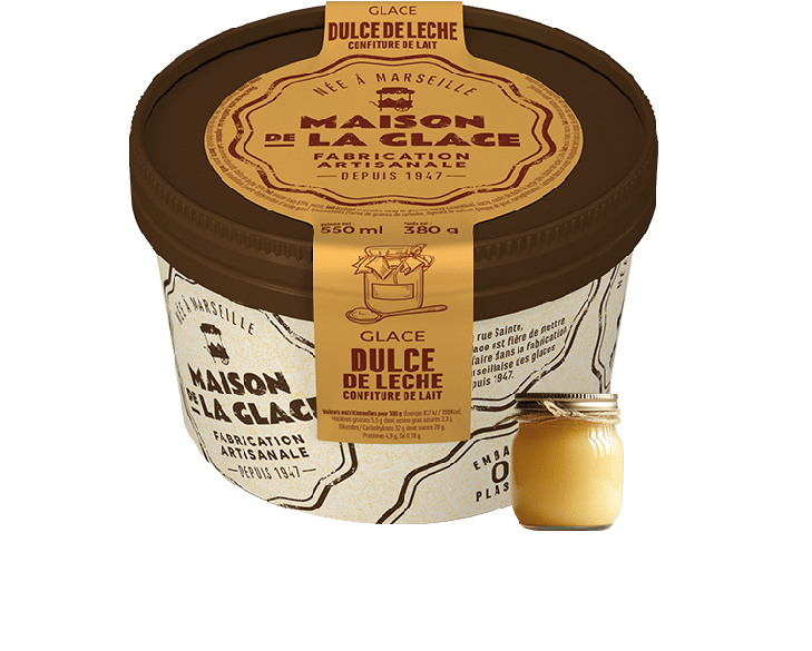 Glace dulce de leche confiture de lait - MDG