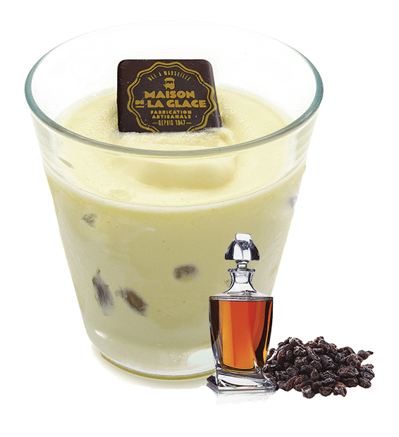 Pots individuels rhum raisins - MDG