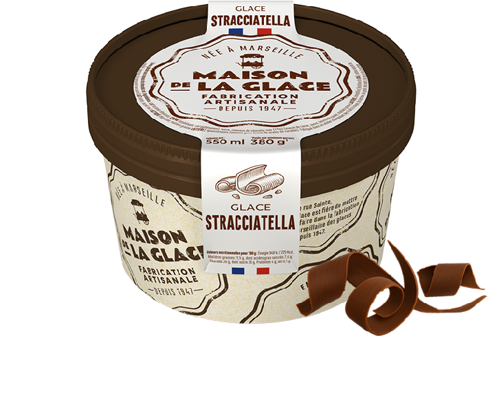 Glace stracciatella - Maison de la Glace