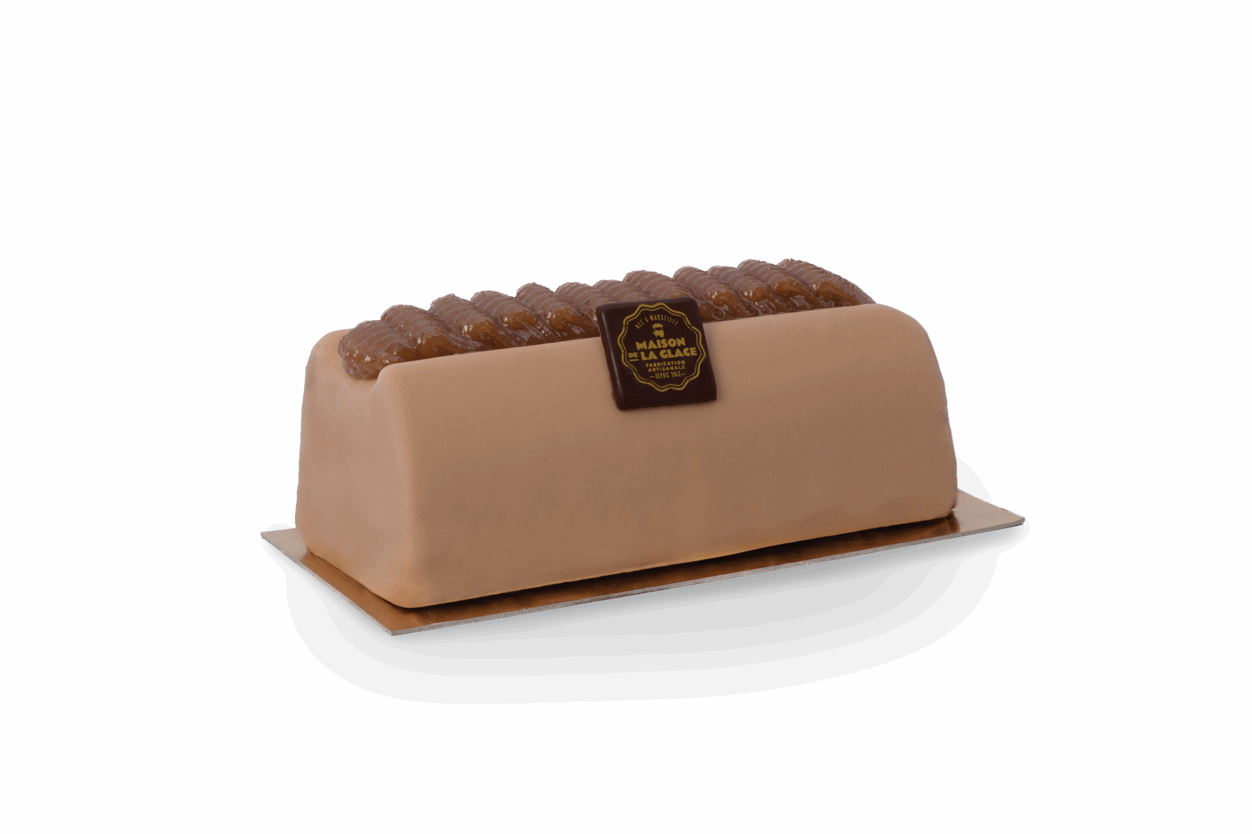 Bûche glace marron glacé Maison de la Glace
