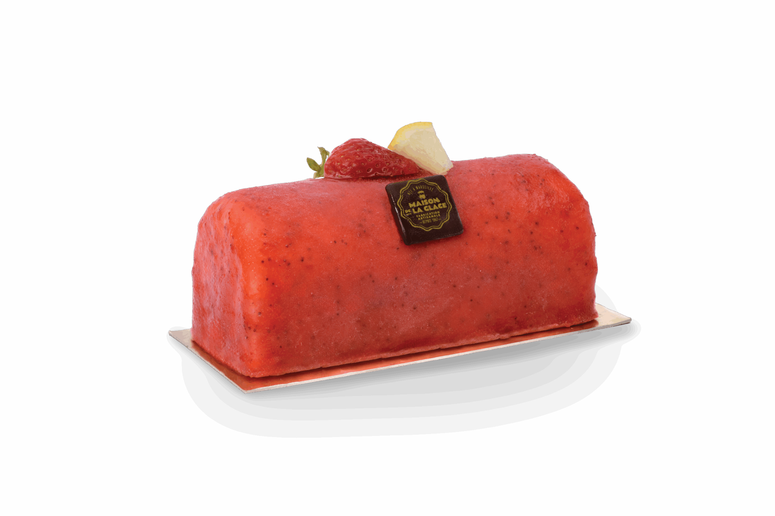 Bûches sorbet Limoncello fraise